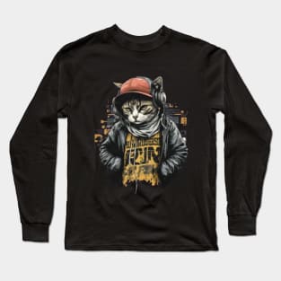 by cat Long Sleeve T-Shirt